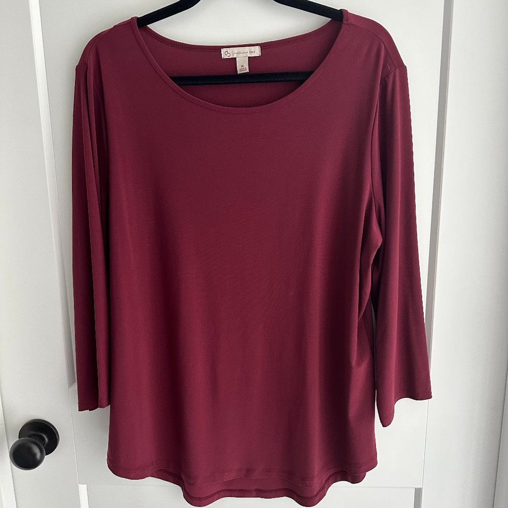 Dress Barn Women's 3/4 sleeve dress top